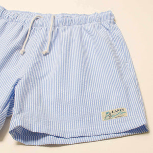 Seersucker Shorts "Blue"
