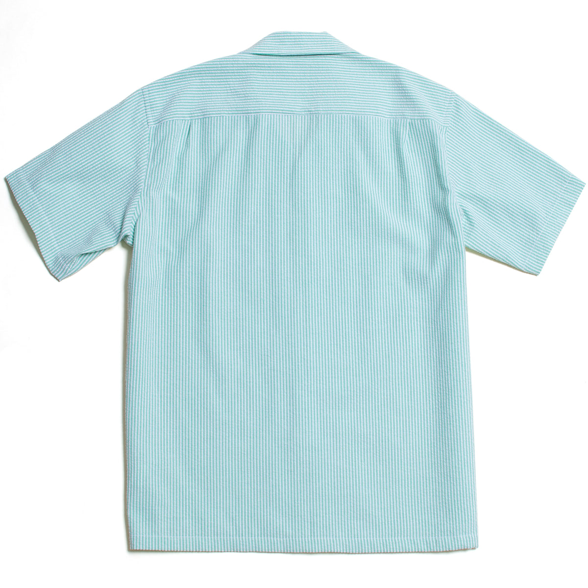 Seersucker Open-collared Shirt 