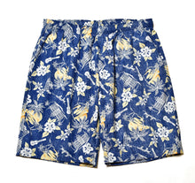 Cotton Walk Shorts "Waikiki Serenade Blue"