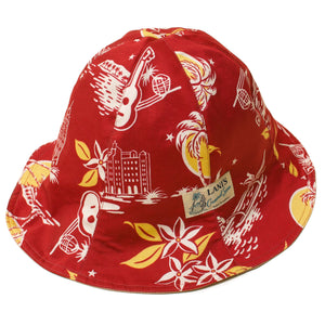 Reversible Tulip Hat "Moonlight Red"