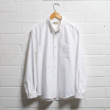 Long Sleeve Oxford BD Shirts "White"