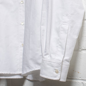 Long Sleeve Oxford BD Shirts "White"