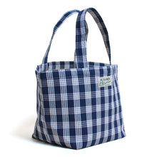 Palaka mini Tote Bag "Navy"