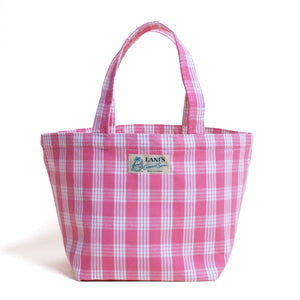 Palaka mini Tote Bag "Pink"