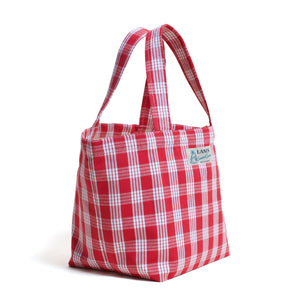 Palaka mini Tote Bag "Red"