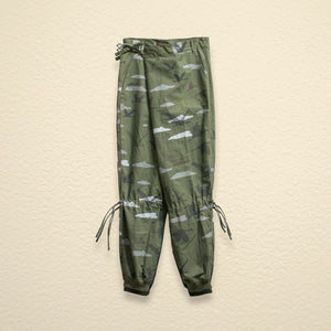 Shing02 x bango "DIGI-CRANE" WRAP PANTS