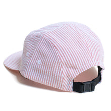 Seersucker Camp Cap "Red"