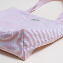 Seersucker Tote Bag "Red"