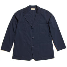 Seersucker Loafer Jacket "Navy"