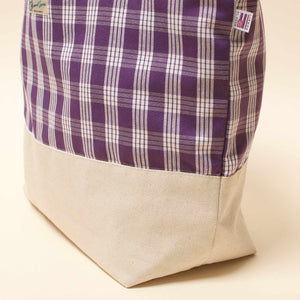 Two Tone Palaka Bag "Purple"