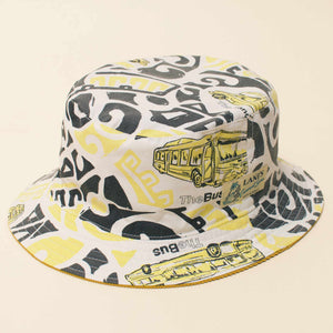 TheBus Upcycled Bucket Hat "Yellow"