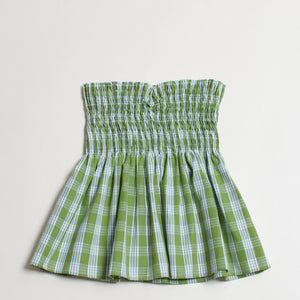 Palaka Smocked Top Matcha Matcha / w/o Strap