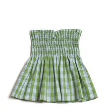 Palaka Smocked Top "Matcha"