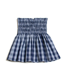 Palaka Smocked Top "Navy"