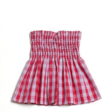 Palaka Smocked Top "Red"