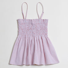 Seersucker Smocked Top "Red"