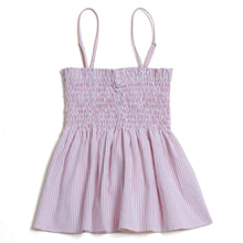 Seersucker Smocked Top "Red"
