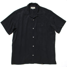 Chirimen Rayon Shirts "Black"