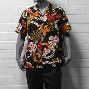 Cotton Aloha Shirts "Retro Lei"