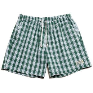 Short Length Palaka Shorts "Green"
