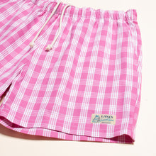 Short Length Palaka Shorts "Pink"