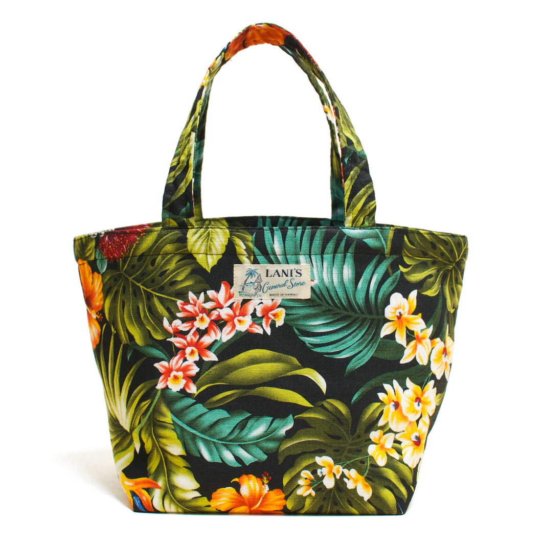 Barkcloth mini Tote Bag 