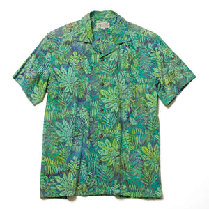 Batik Shirts "Leaves Green"