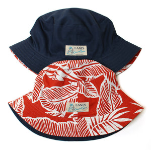 Reversible Hat "Leaves x Cotton Twill"